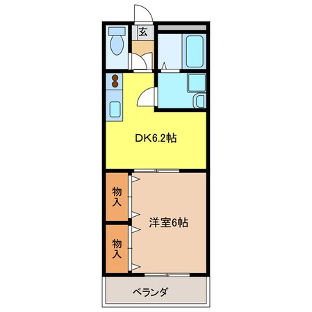 プチメゾンはなの木の物件間取画像